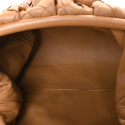 Bottega Veneta Nappa Maxi Intrecciato The Pouch Oversized Clutch Caramel 4 of 7