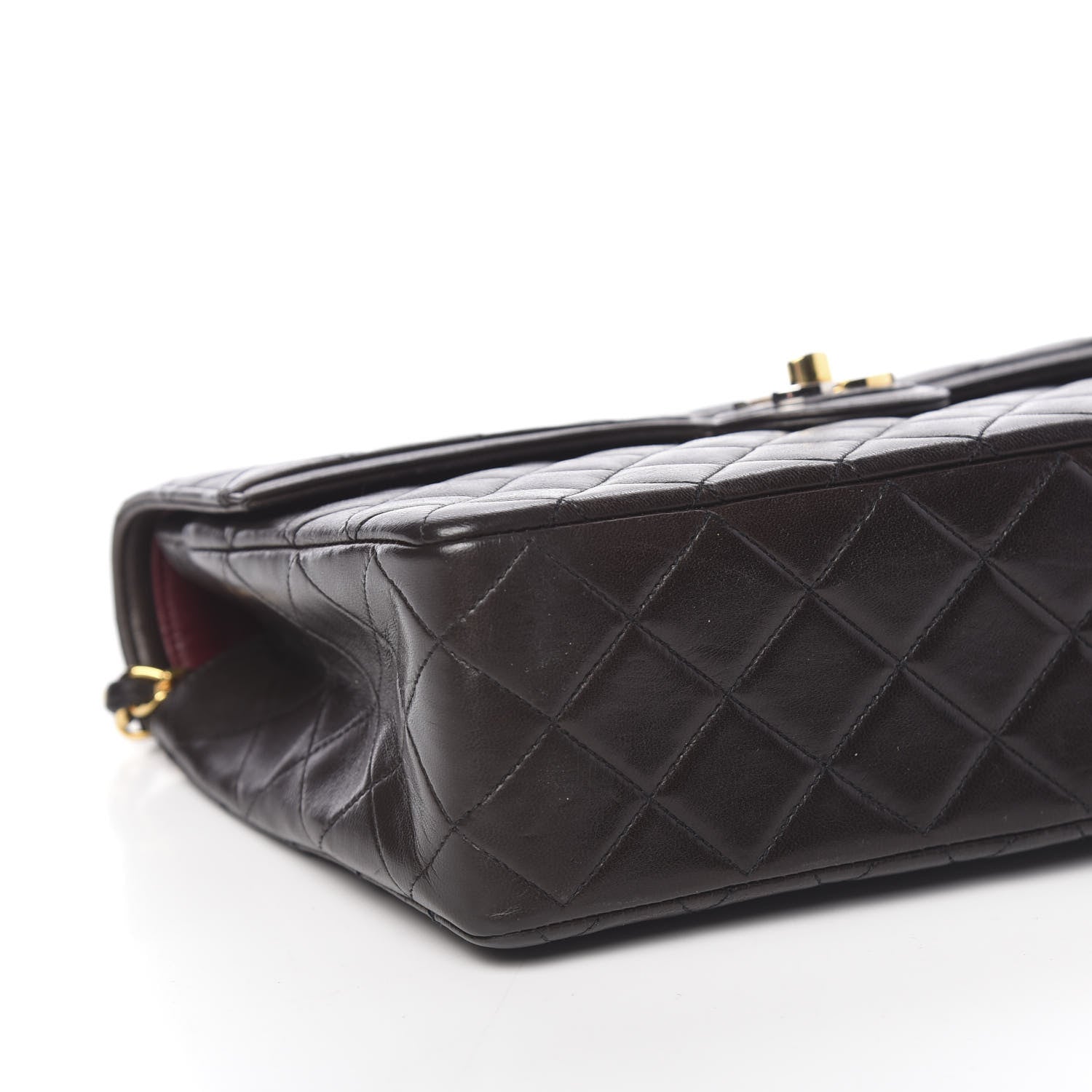 Chanel Lambskin Quilted Medium Single Flap Black 9 of 11