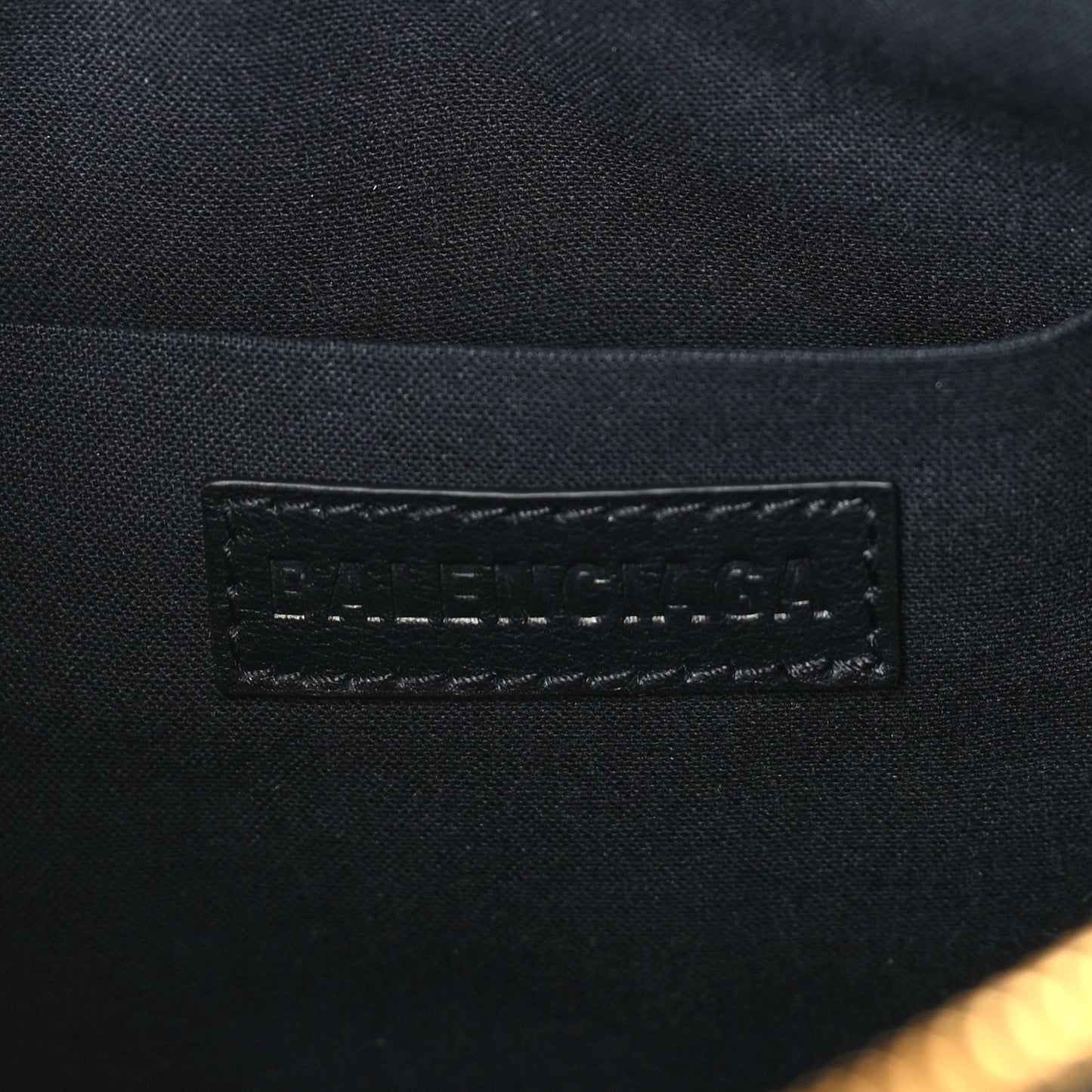 Canvas BB Monogram Medium Jumbo Pouch  Black
