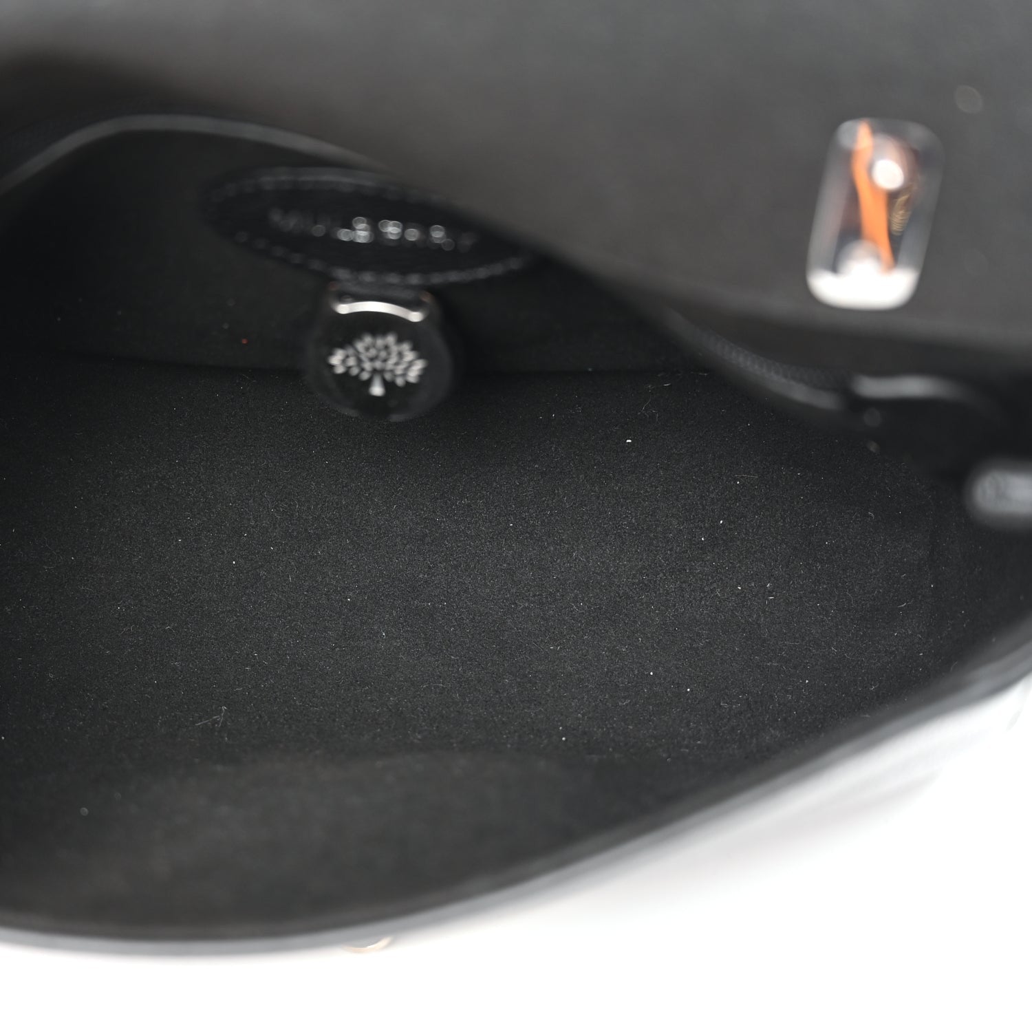 Mulberry Glossy Goatskin Small Lily Flap Black 4 of 11