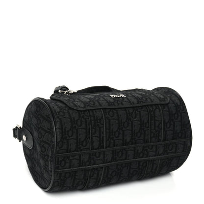 Christian Dior Oblique Jacquard Zipped Messenger Bag Black 3 of 8