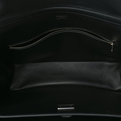 Balenciaga Natural Smooth Calfskin Medium Rodeo Top Handle Handbag Black 4 of 8