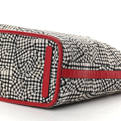 MCM Visetos Medium Liz Reversible Shopper Tote Ruby Red 13 of 17