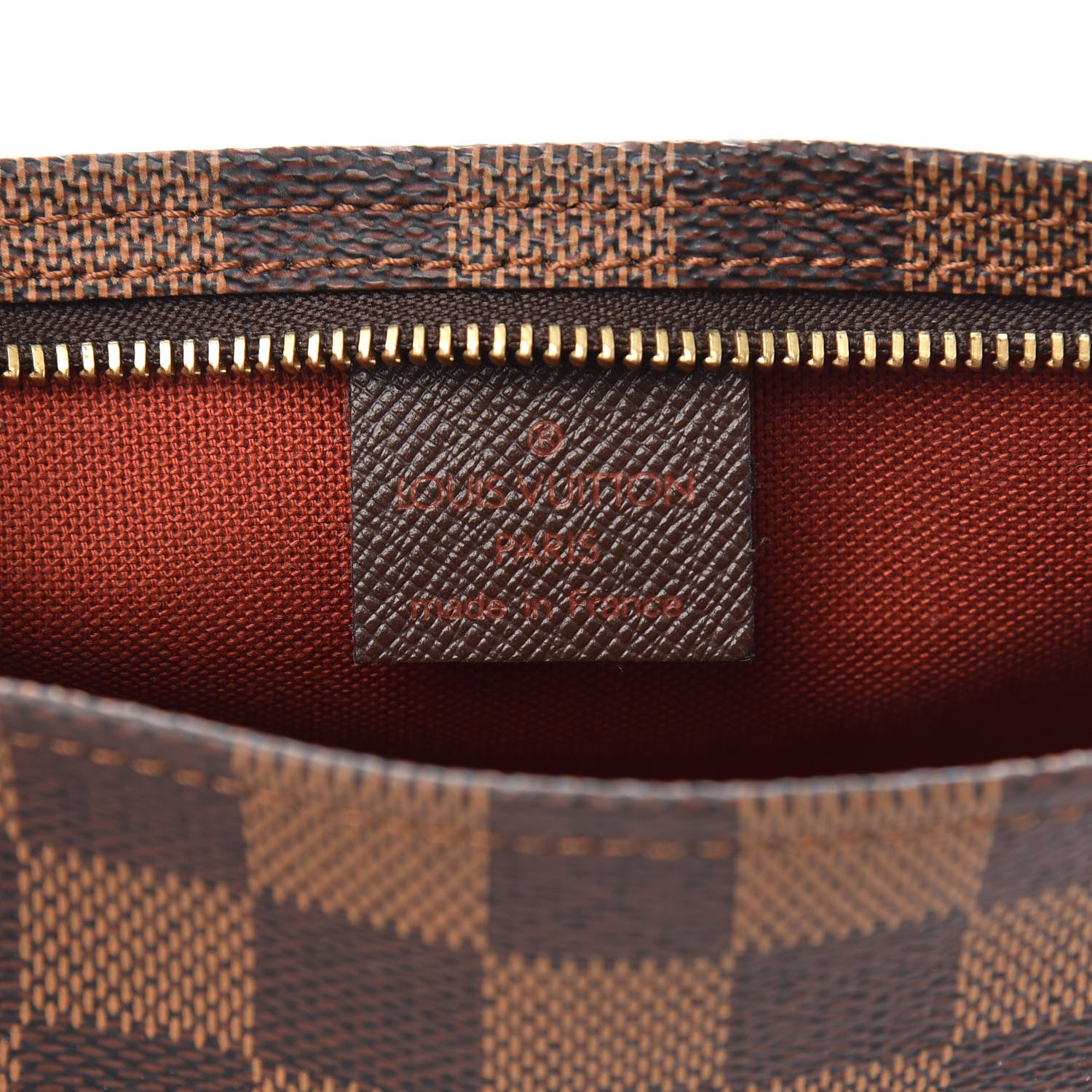 Louis Vuitton Damier Ebene Trousse Make Up Bag Pochette 6 of 8
