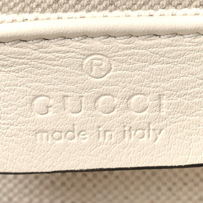 Gucci Calfskin Bamboo Web Medium Dionysus Top Handle Bag White Blue Hibiscus Red 6 of 11