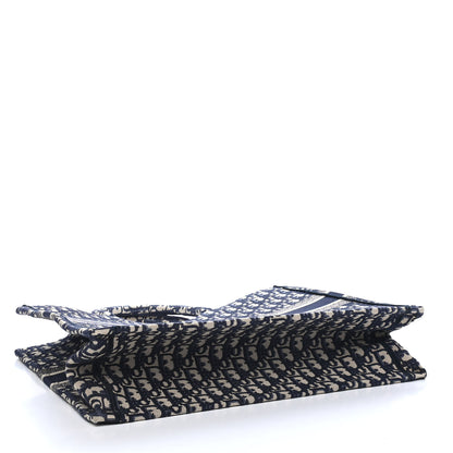 Christian Dior Oblique Book Tote Blue Multicolor 4 of 10