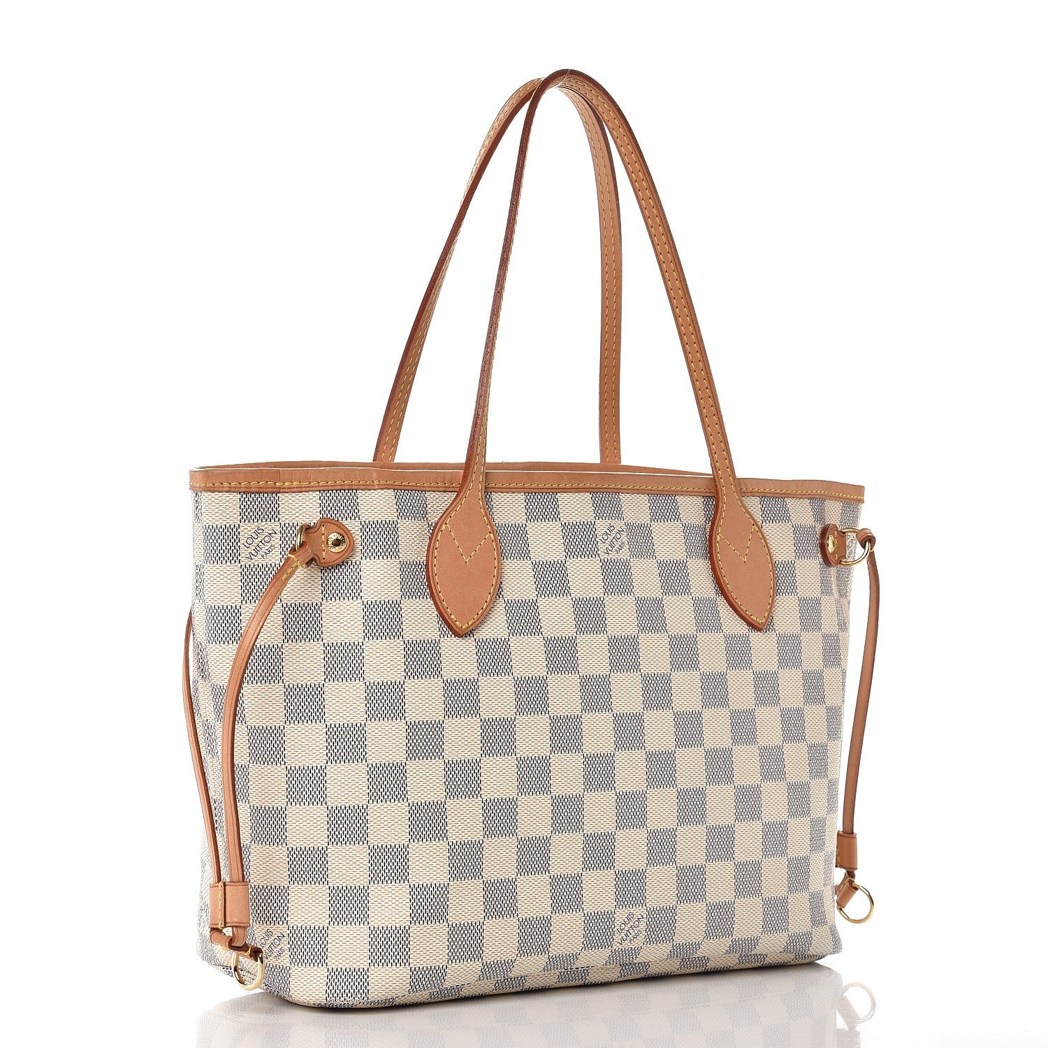Louis Vuitton Damier Azur Neverfull PM 3 of 10