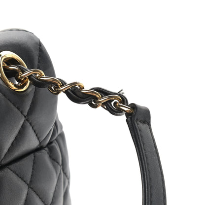 Chanel Lambskin Quilted Small Urban Spirit Backpack Black 11 of 11