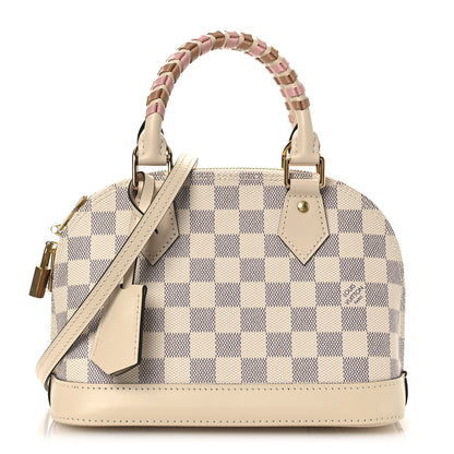 Louis Vuitton Damier Azur Braided Alma BB 1 of 10