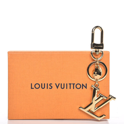 Louis Vuitton LV Facettes Bag Charm Key Holder Gold 4 of 4