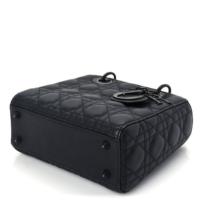 Christian Dior Ultra Matte Calfskin Cannage Small My ABCDior Lady Dior Black 8 of 8