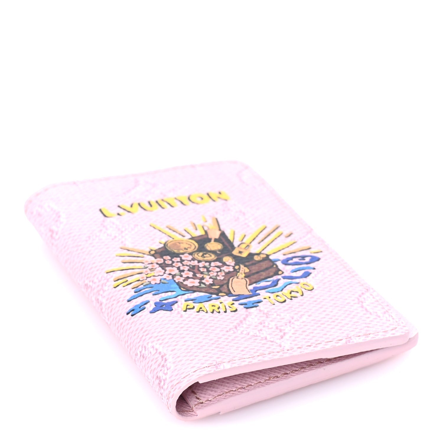 Louis Vuitton Monogram Paris Tokyo Pocket Organizer NM Pink 4 of 6