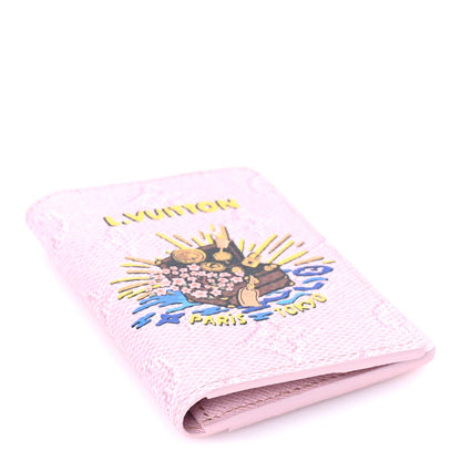 Louis Vuitton Monogram Paris Tokyo Pocket Organizer NM Pink 4 of 6