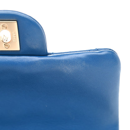 Chanel Lambskin Quilted Mini Square Flap Blue 7 of 10