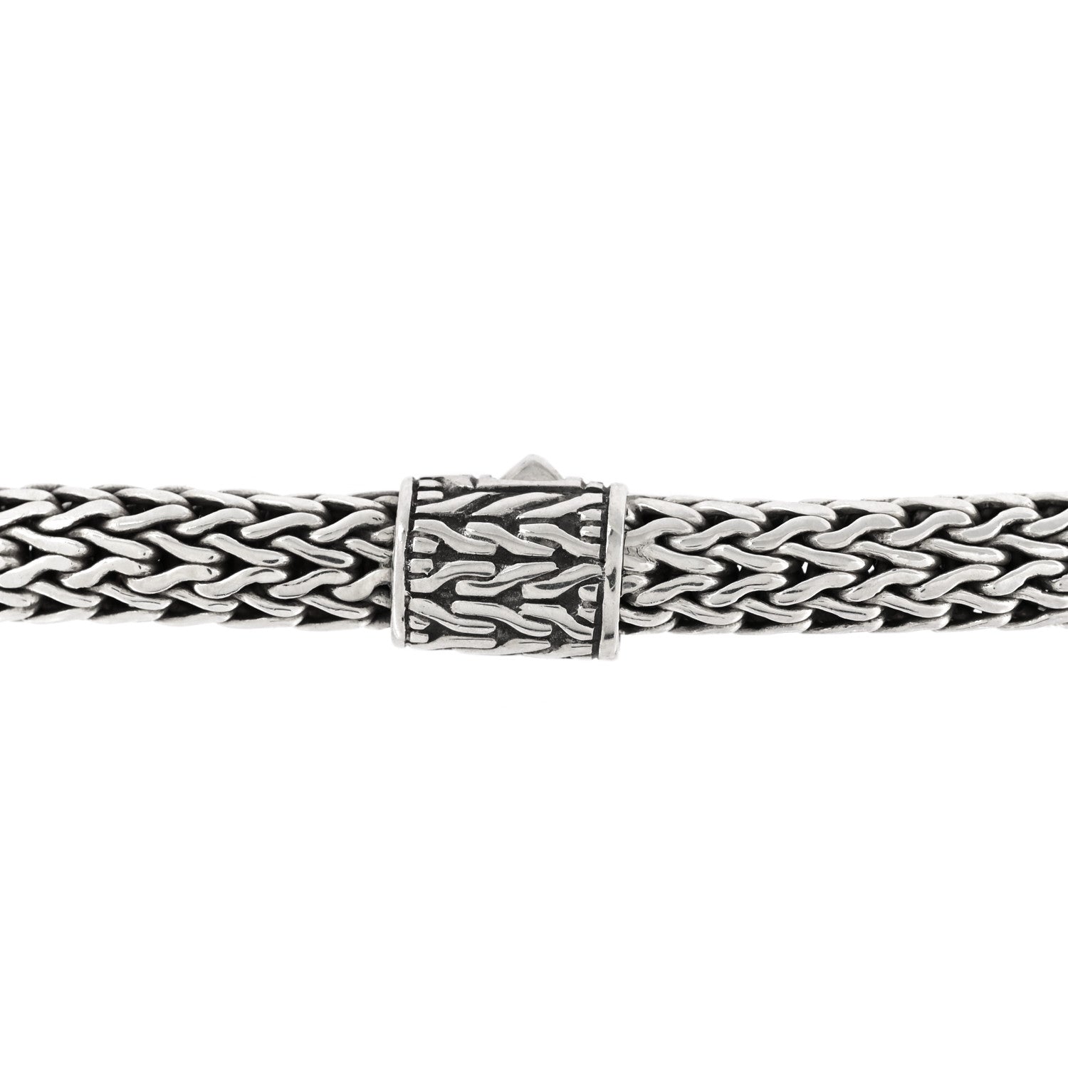 John Hardy Sterling Silver 18K Yellow Gold Dot Enhancer Pendant Necklace 5 of 6