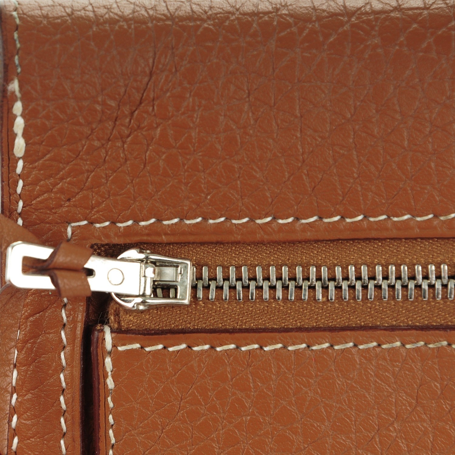 Hermes Togo Dogon Recto Verso Wallet Gold 6 of 10