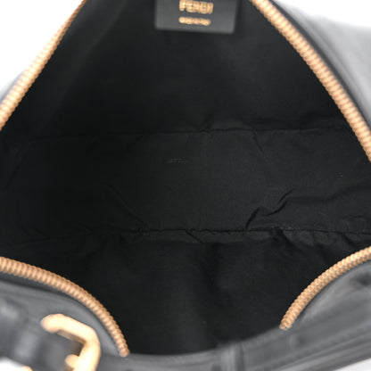 Fendi Vitello Grace Matte Medium Fendigraphy Hobo Bag Black 5 of 10