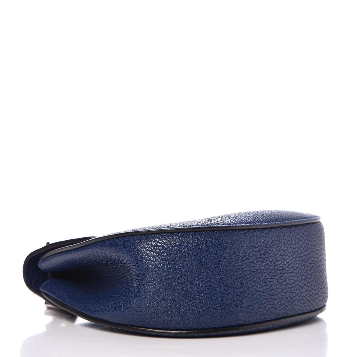 Grained Lambskin Mini Drew Shoulder Bag Royal Navy