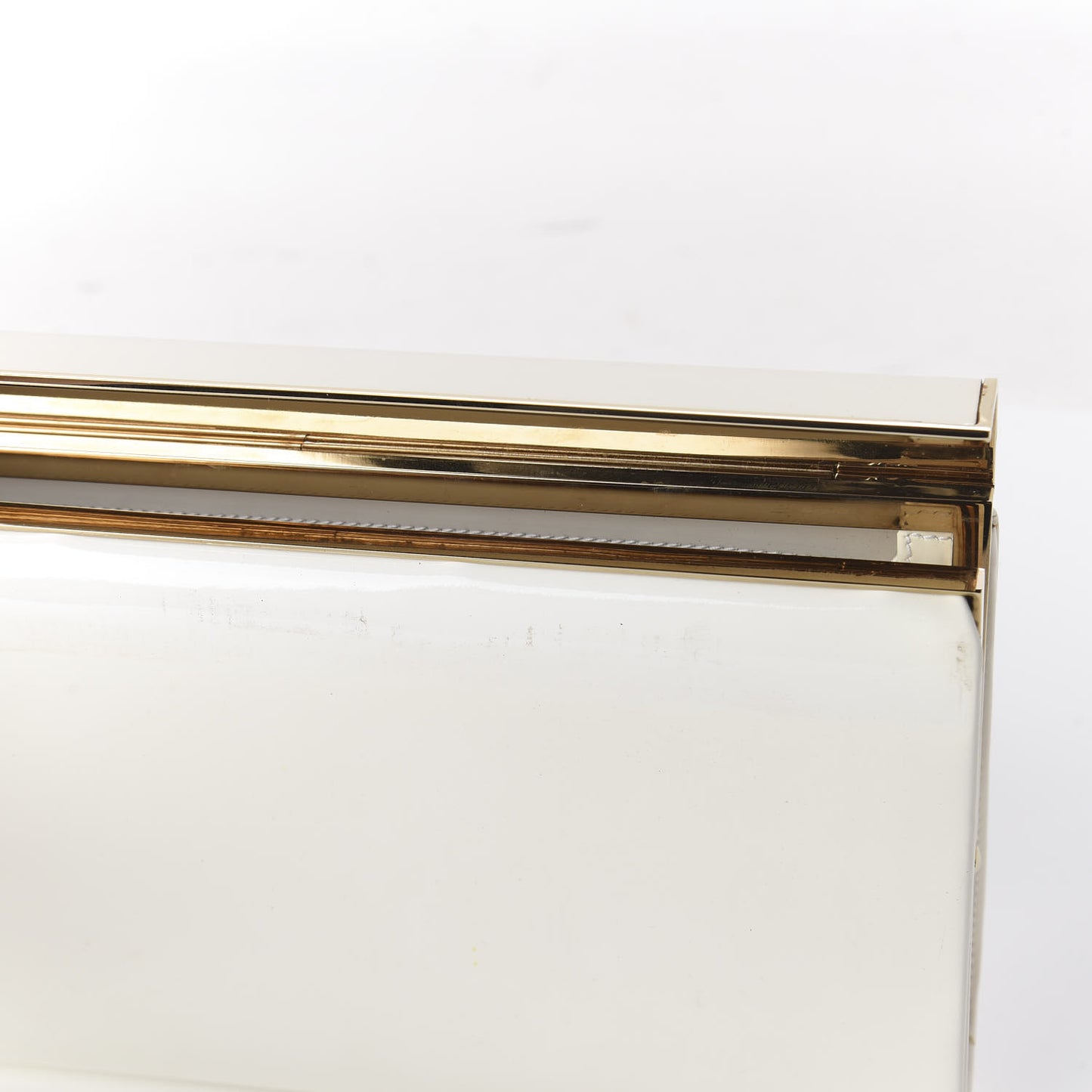 Patent Cayla Clutch White