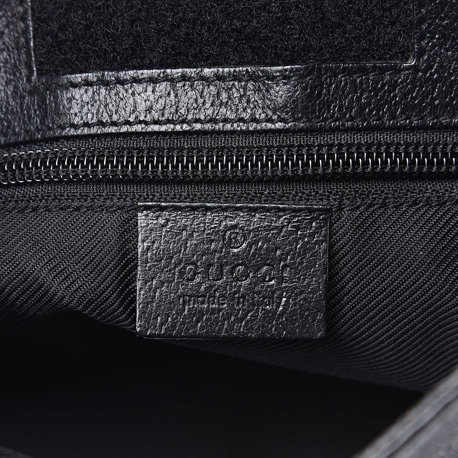 Gucci GG Monogram Messenger Crossbody Bag Black 6 of 12