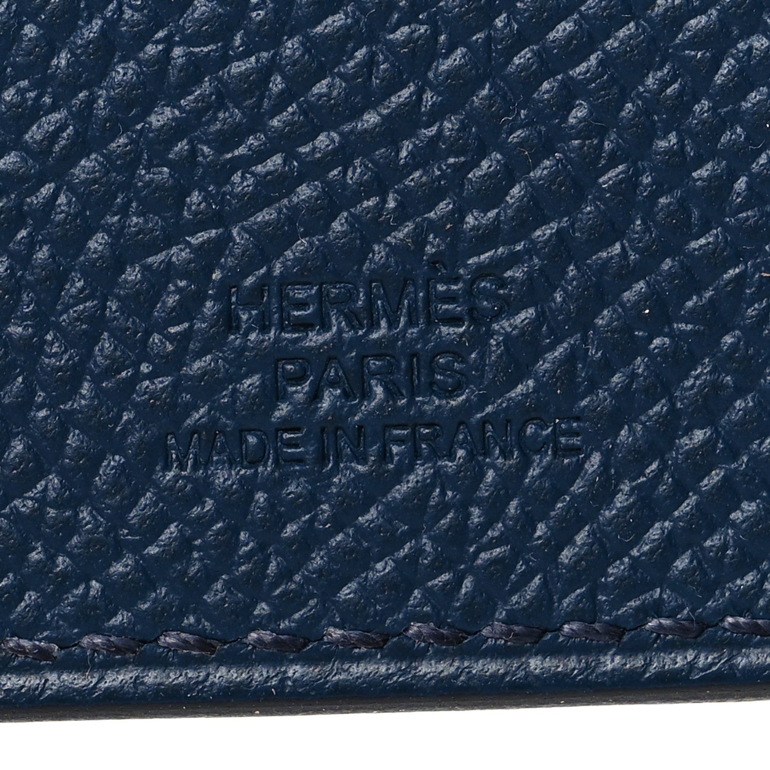 Hermes Epsom Tarmac PM Passport Holder Bleu Indigo 6 of 7
