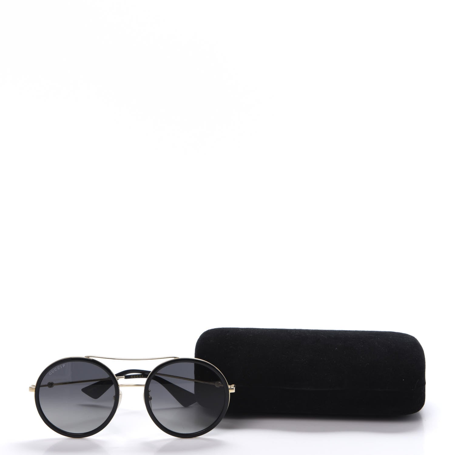 Gucci Round Frame Sunglasses GG0061S Black 8 of 8