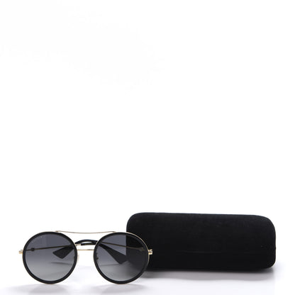 Gucci Round Frame Sunglasses GG0061S Black 8 of 8