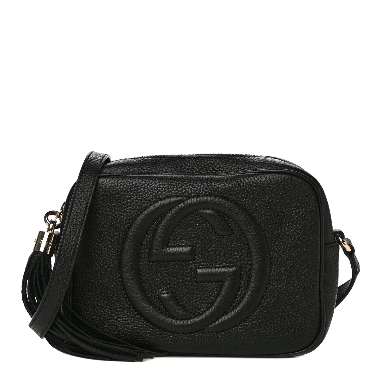 Gucci Pebbled Calfskin Small Soho Disco Bag Black 1 of 14