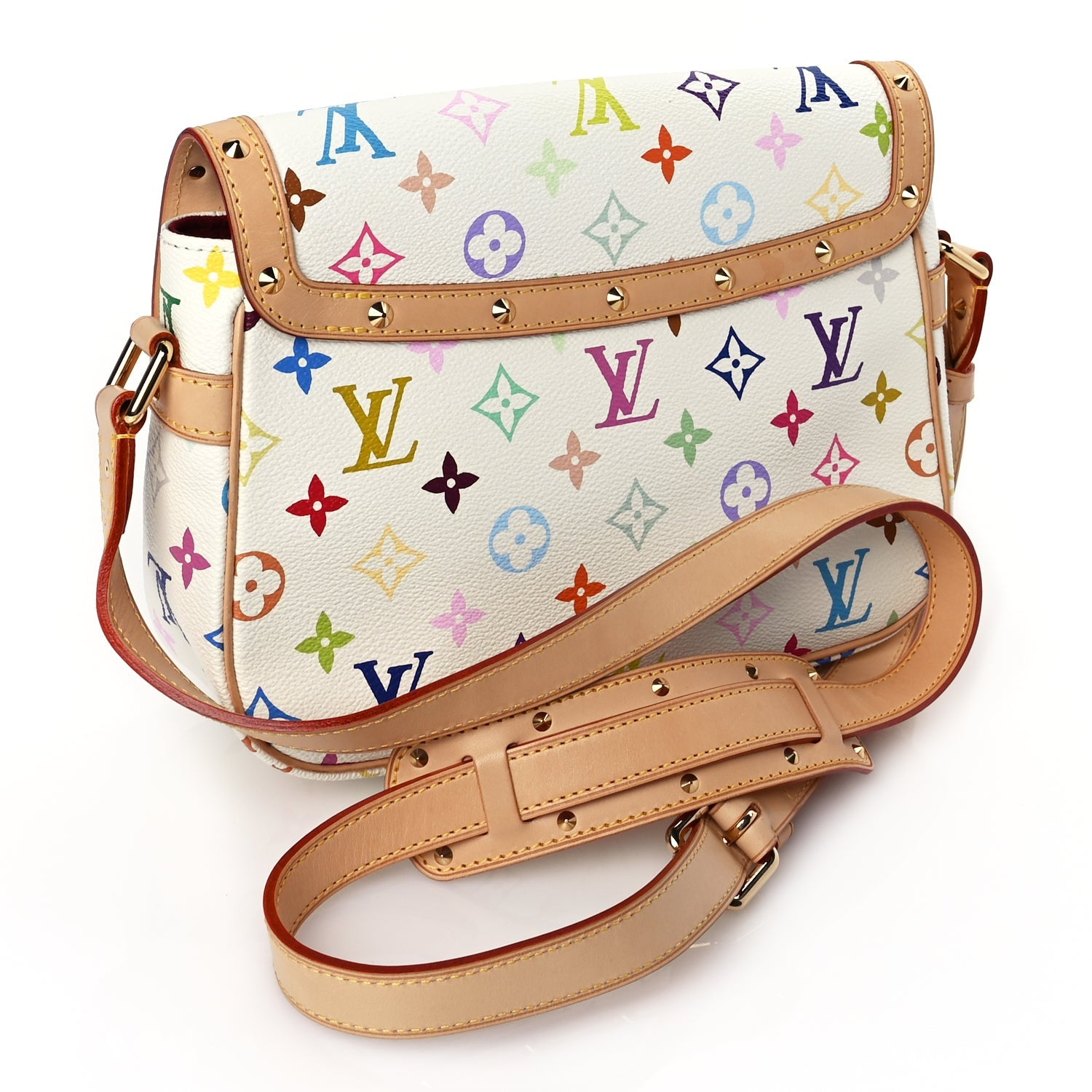 Louis Vuitton Monogram Multicolor Sologne White 3 of 16