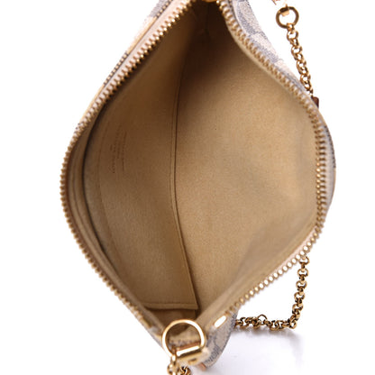 Louis Vuitton Damier Azur Pochette Milla MM 5 of 10