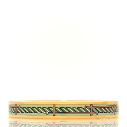 Hermes Enamel Printed Narrow Quadridge Bracelet 70 3 of 5
