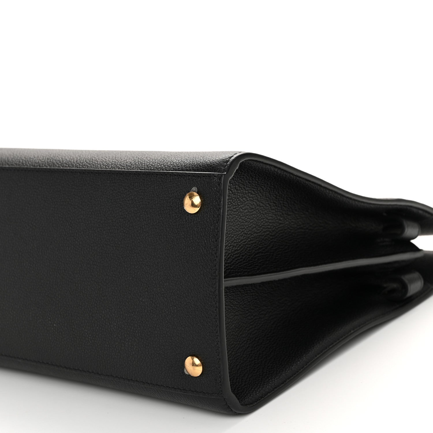 Burberry Grainy Calfskin Large Title Tote Black 9 of 9