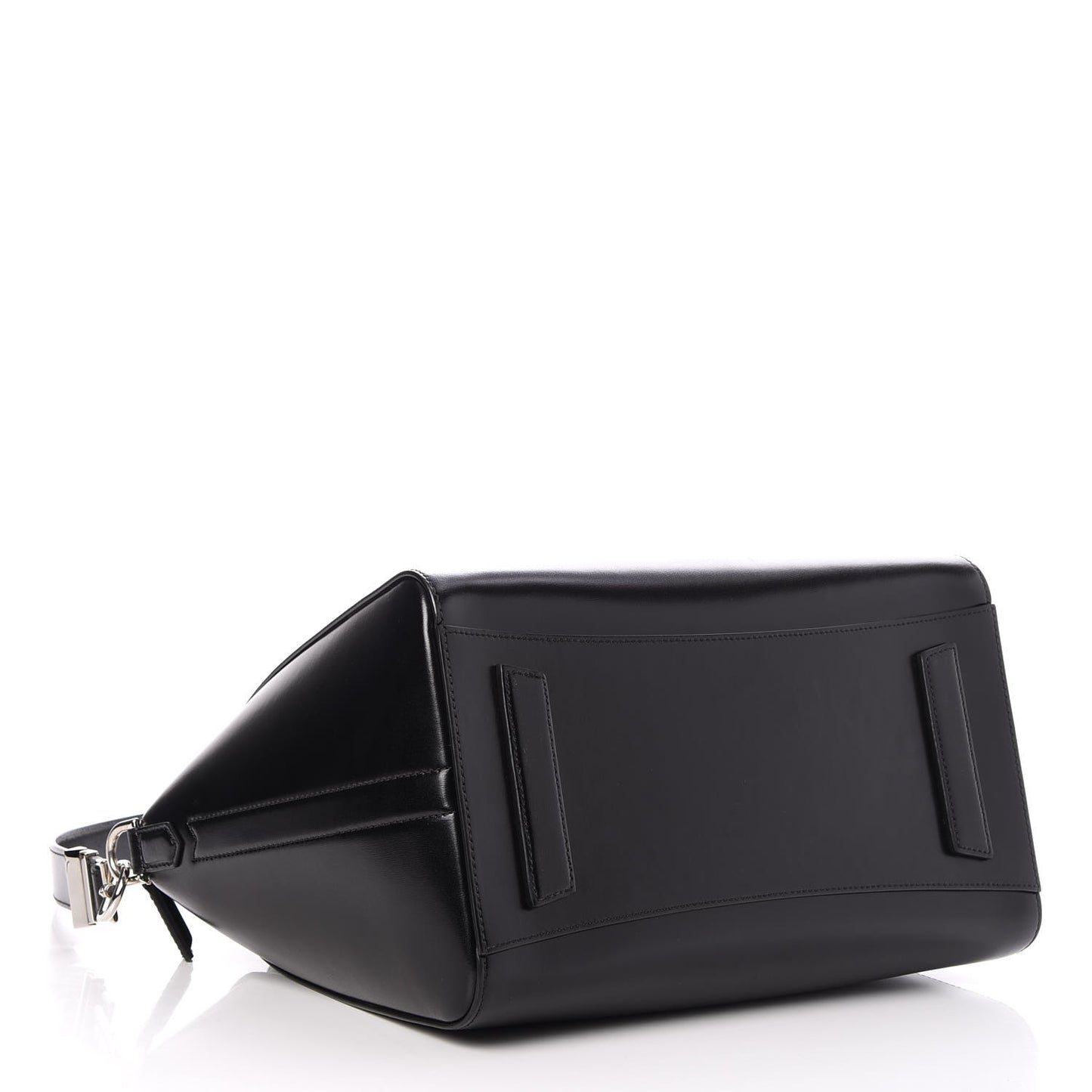 Shiny Lord Calfskin Medium Antigona Black