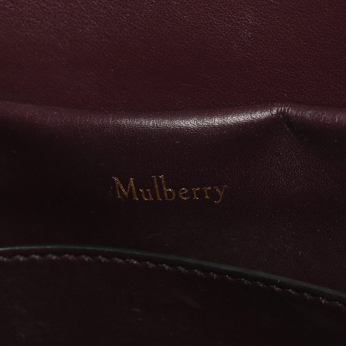 Classic Grain Calfskin Small Bayswater Taupe