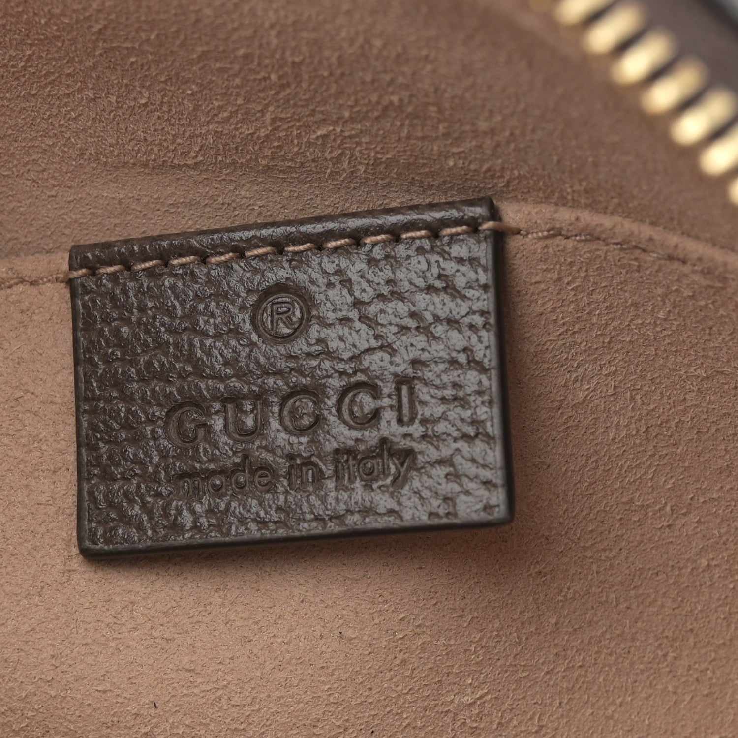 Gucci GG Supreme Monogram Web Mini Ophidia Shoulder Bag Brown 6 of 11