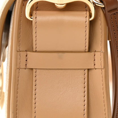 Chloe Calfskin Suede Small Tess Bag Soft Tan 18 of 22