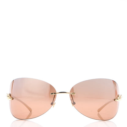 Cartier Panthere De Aviator Sunglasses Gold 2 of 8
