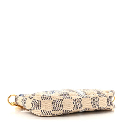 Louis Vuitton Damier Azur Summer Trunks Forte Dei Marmi Mini Pochette Accessories 4 of 7