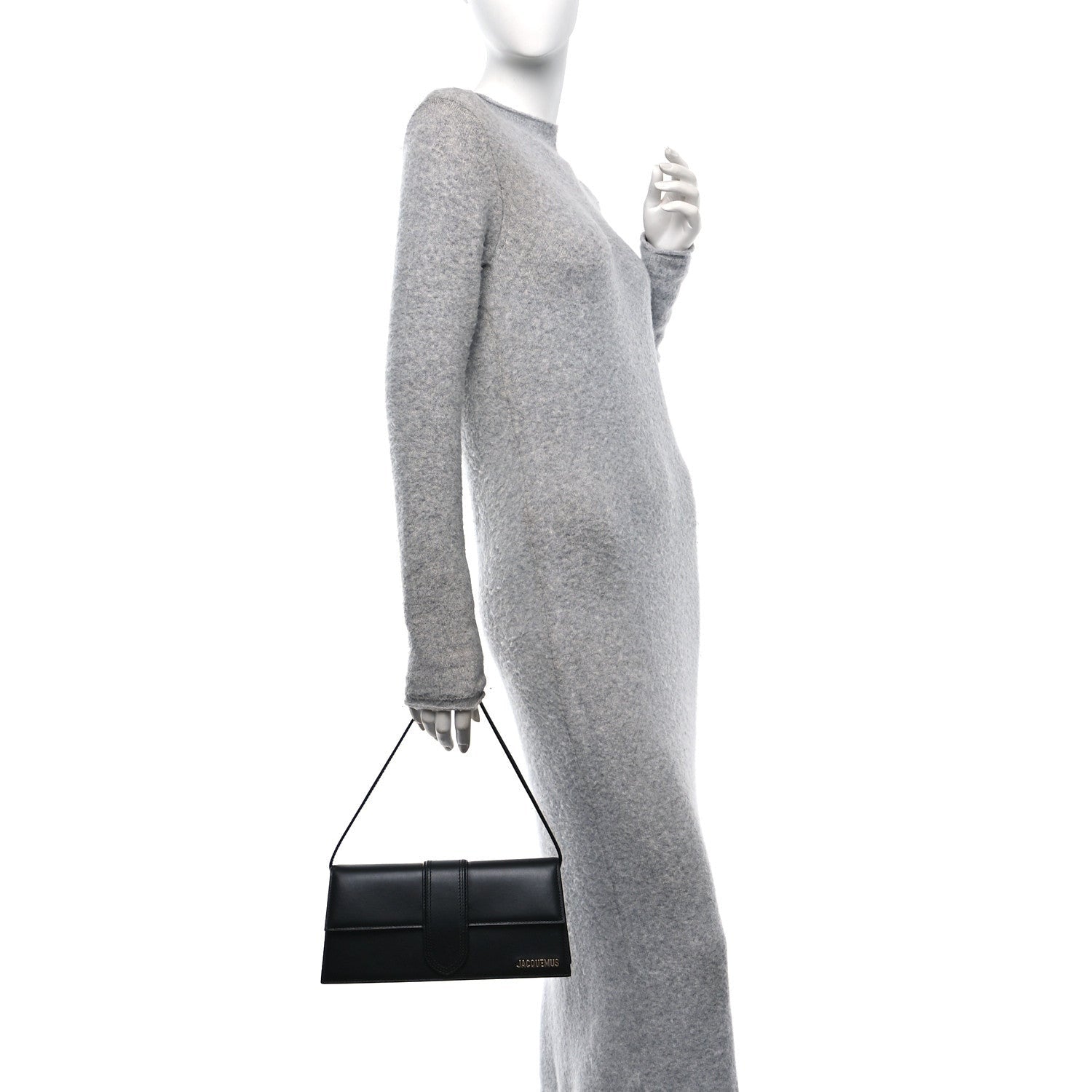 Jacquemus Smooth Calfskin Le Grand Bambino Long Black 2 of 7