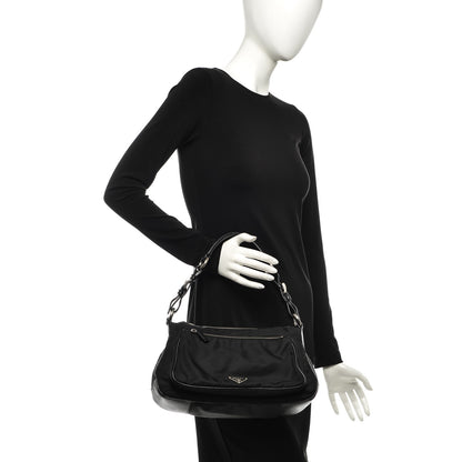 Prada Tessuto Nylon Hobo Nero Black 2 of 9