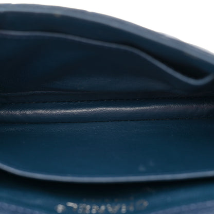 Chanel Caviar Quilted Extra Mini Flap Blue 5 of 11