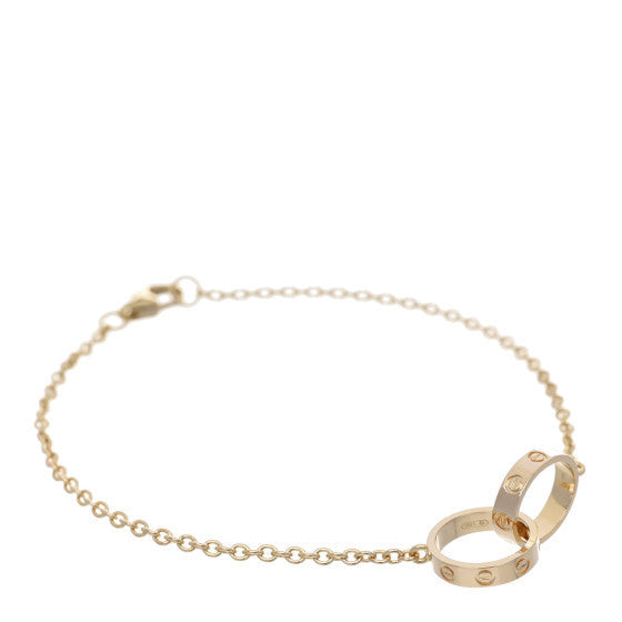 Cartier 18K Pink Gold Interlocking LOVE Bracelet 1 of 1