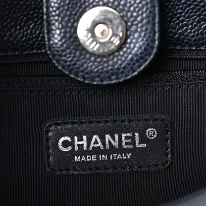 Chanel Caviar Quilted Petit Shopping Tote PST Black 5 of 9