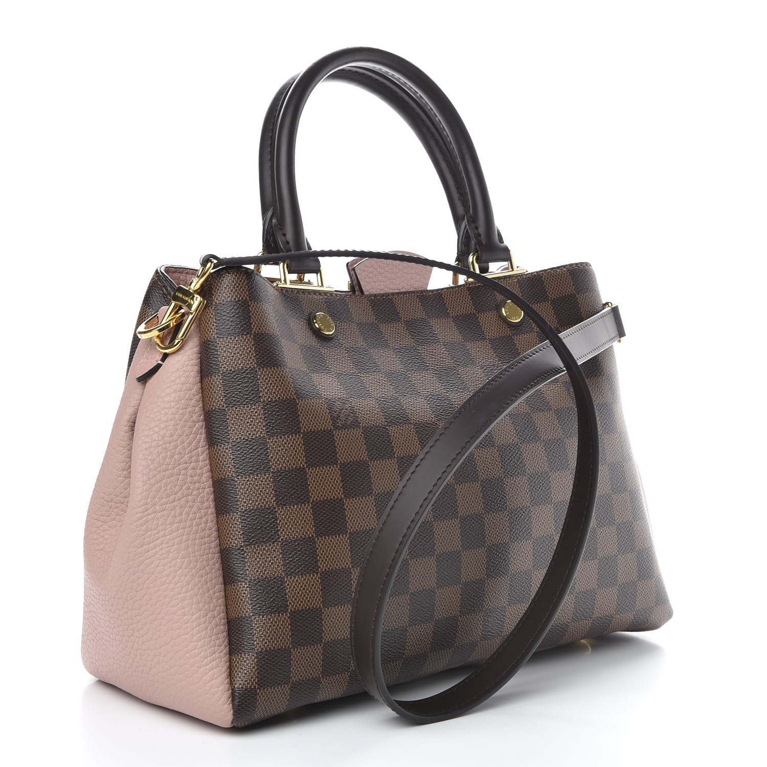 Louis Vuitton Damier Ebene Cuir Taurillon Brittany Magnolia 3 of 9