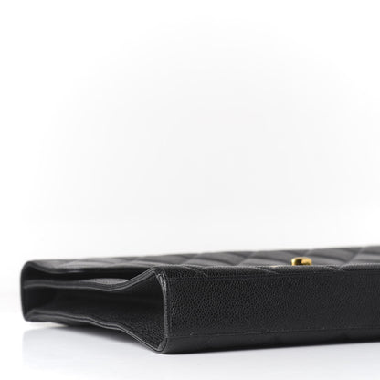 Chanel Caviar Quilted Briefcase Laptop Bag Black 5 of 9