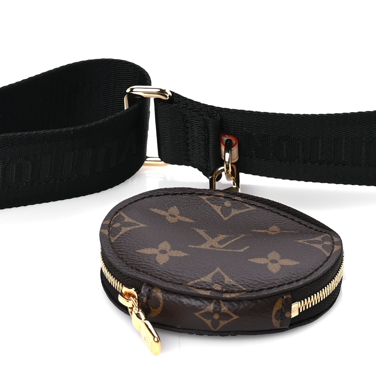 Louis Vuitton Monogram Multi Pochette Accessories Bandouliere Shoulder Strap Black 3 of 5
