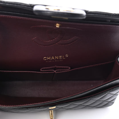 Chanel Lambskin Quilted Medium Double Flap Black 4 of 4