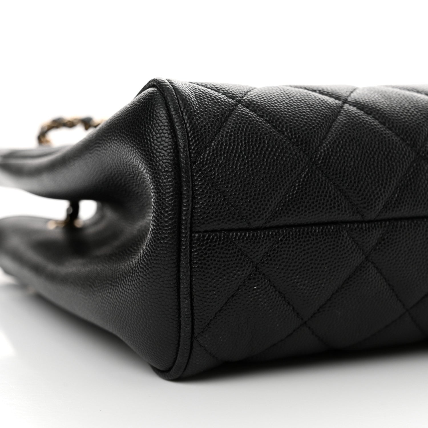 Chanel Caviar Quilted In Out Flap Shopping Tote Black 10 of 12