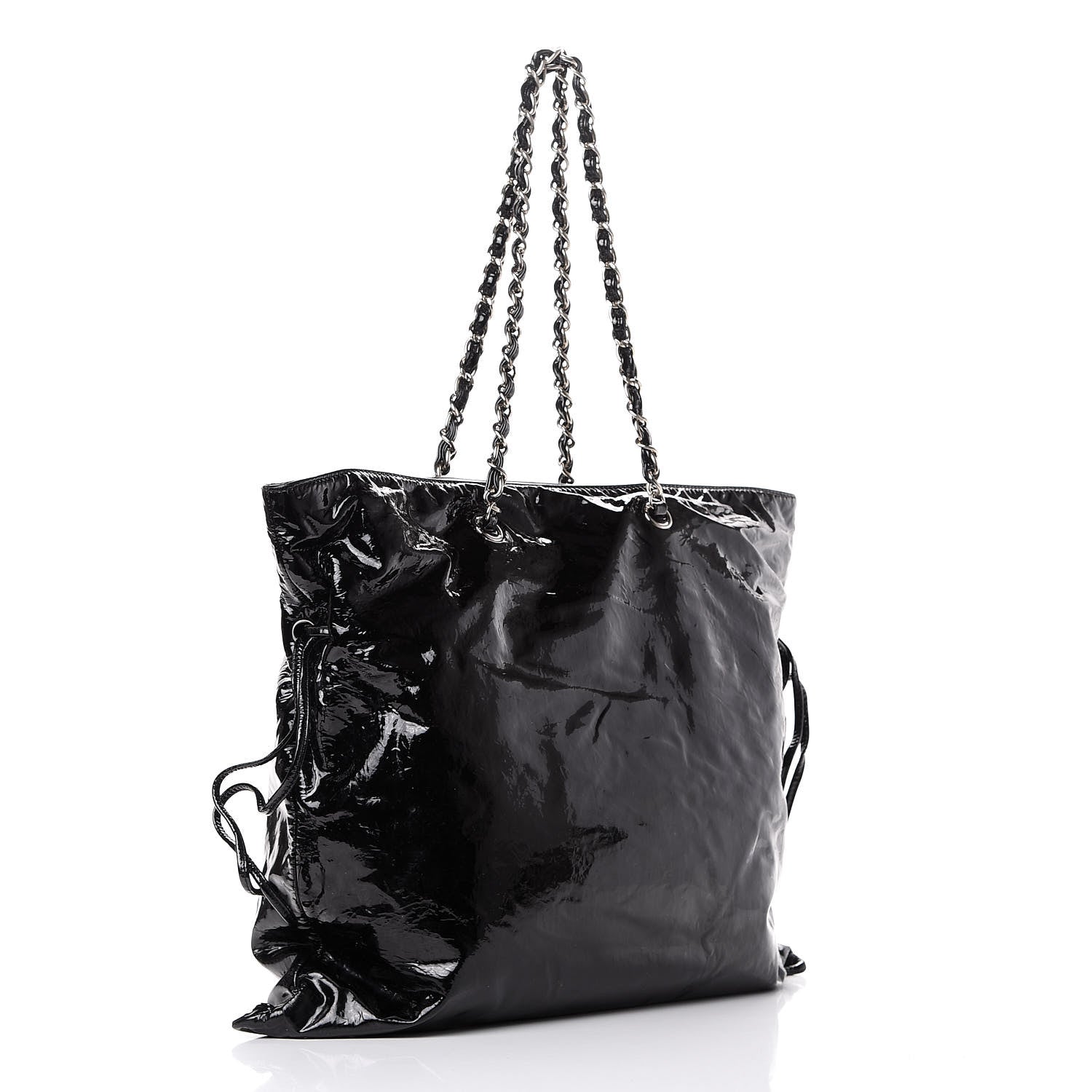 Chanel Patent Bonbons Shopper Tote Black 4 of 18