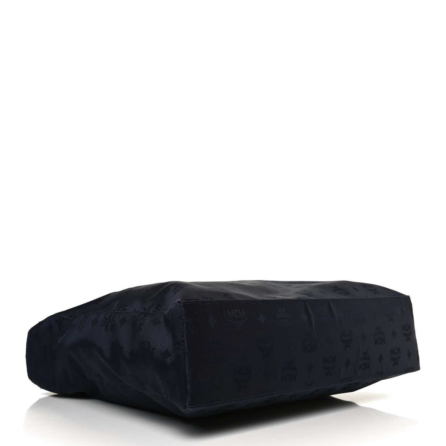 Nylon Monogram Tote Blue